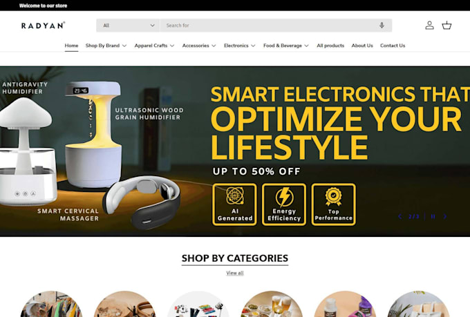 do shopify theme customization, shopify store design in ella, impulse, prestige